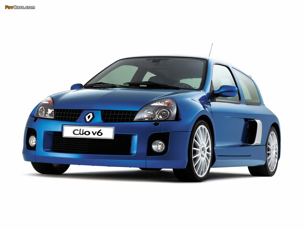 Renault Clio V6 Sport 2003–04 wallpapers (1024 x 768)