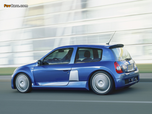 Renault Clio V6 Sport 2003–04 wallpapers (640 x 480)