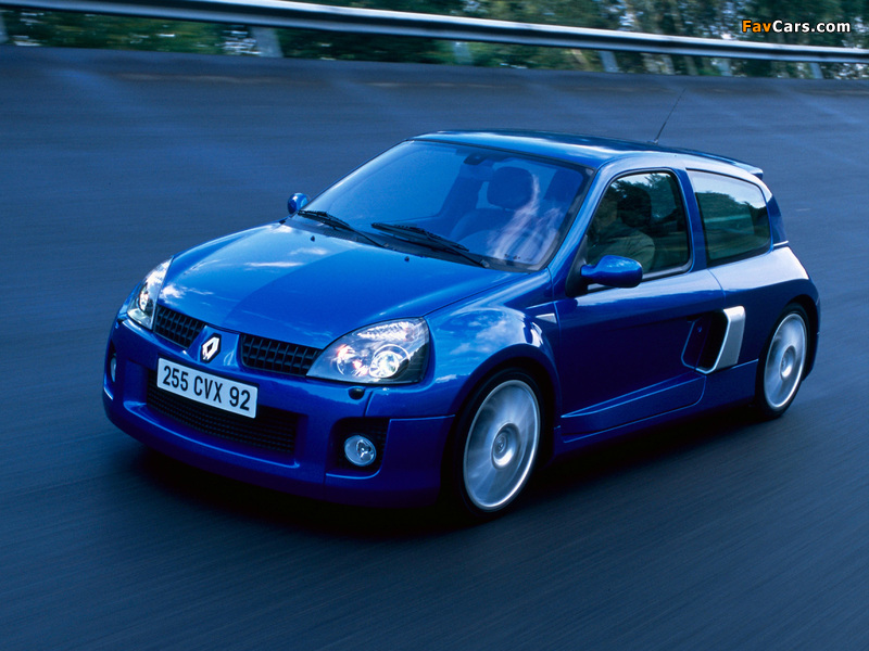 Renault Clio V6 Sport 2003–04 wallpapers (800 x 600)