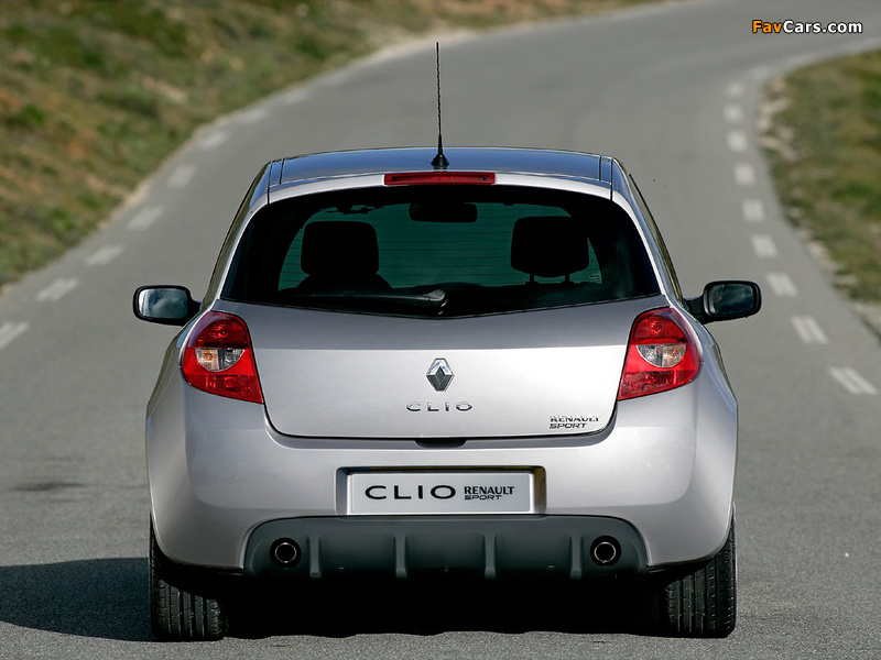 Renault Clio RS 2006–09 wallpapers (800 x 600)