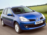 Renault Clio Sport Tourer UK-spec 2008–09 wallpapers