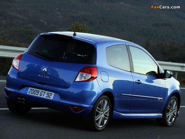 Renault Clio GT 2009–12 wallpapers (640 x 480)