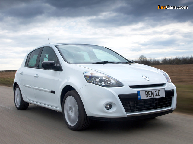 Renault Clio 20th Limited Edition UK-spec 2010 wallpapers (640 x 480)