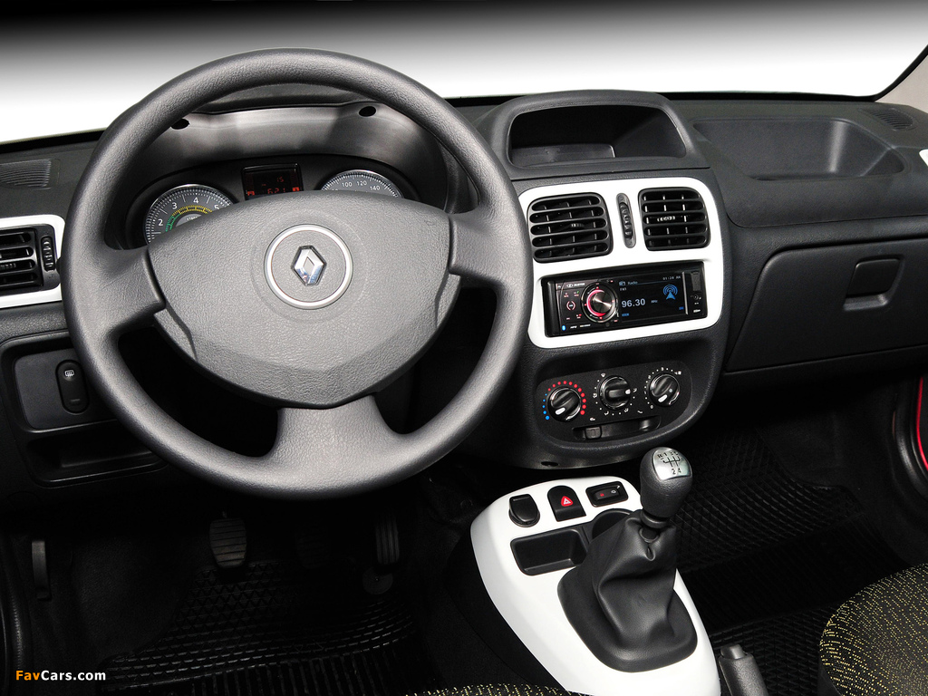 Renault Clio Mercosur 5-door 2012 wallpapers (1024 x 768)