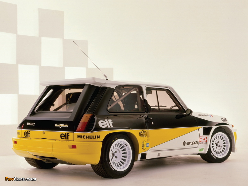 Renault Maxi 5 Turbo Prototype 1984 pictures (800 x 600)