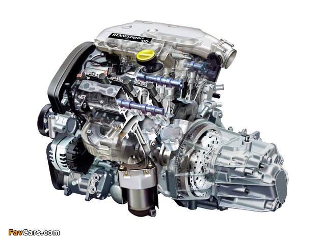 Engines  Renault Clio V6 Sport images (640 x 480)