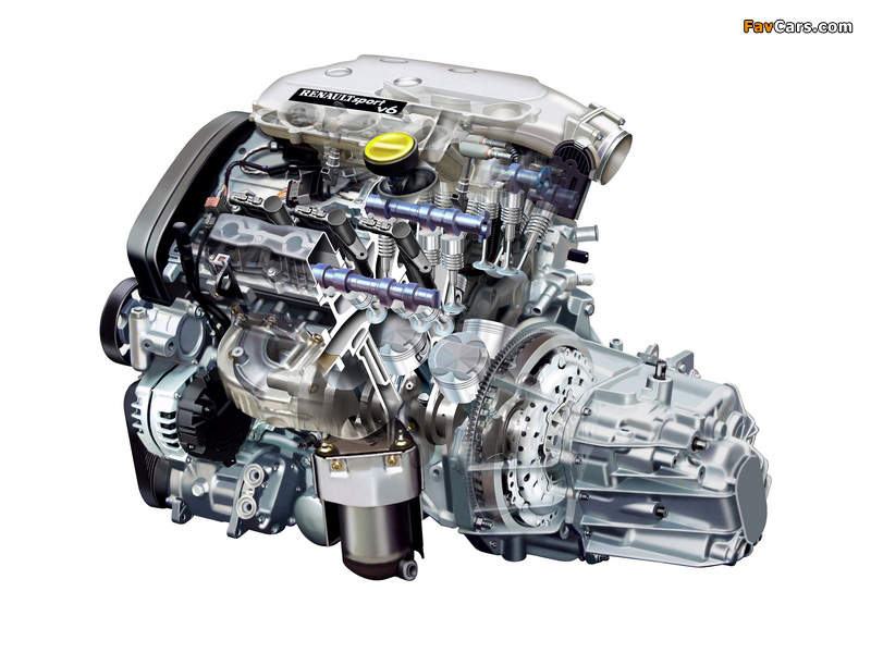 Engines  Renault Clio V6 Sport images (800 x 600)