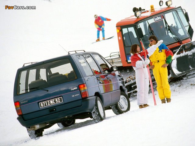 Renault Espace Quadra (J11) 1988–91 photos (640 x 480)
