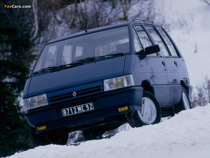 Renault Espace Quadra (J11) 1988–91 pictures (800 x 600)