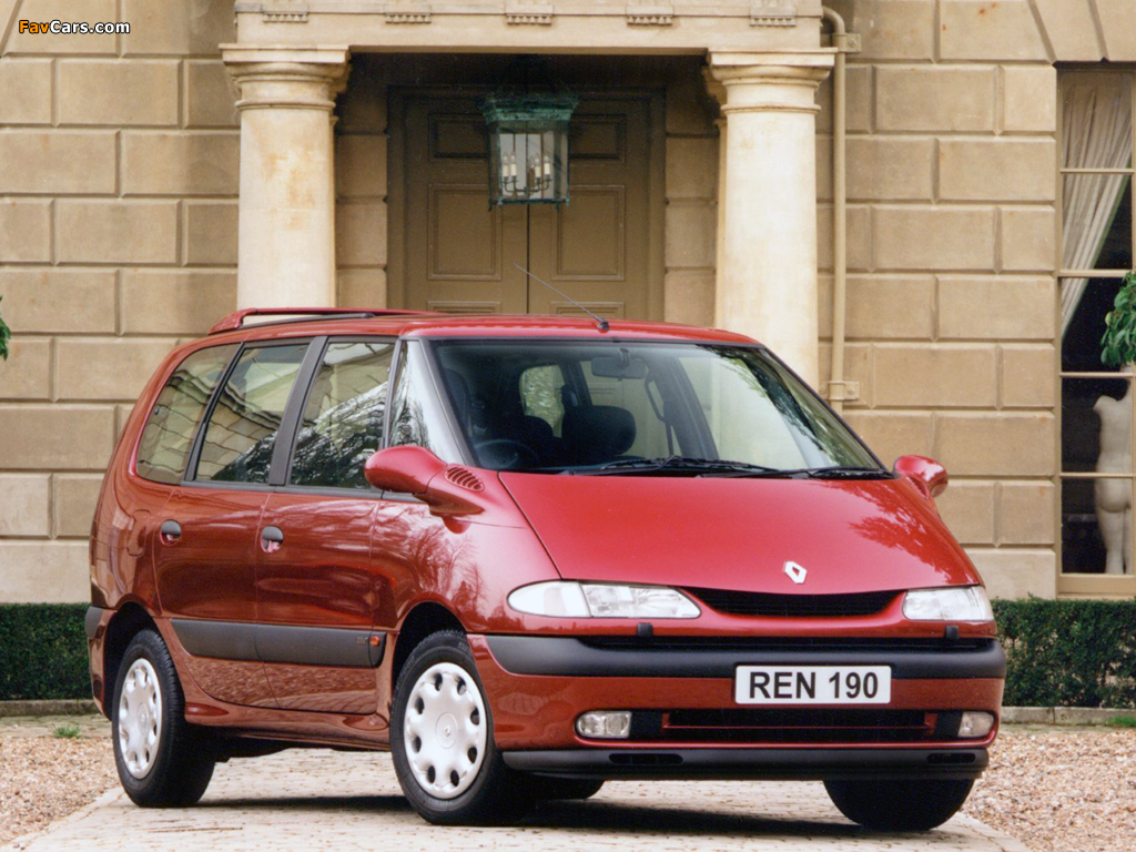 Renault Espace UK-spec (JE0) 1996–2002 images (1024 x 768)