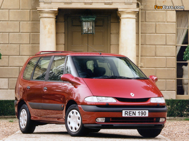 Renault Espace UK-spec (JE0) 1996–2002 images (640 x 480)