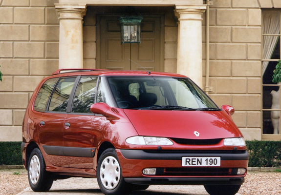 Renault Espace UK-spec (JE0) 1996–2002 images