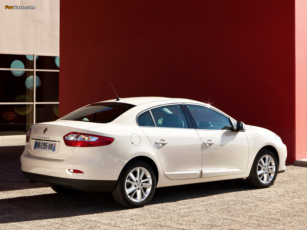 Renault Fluence 2012 wallpapers (1024 x 768)