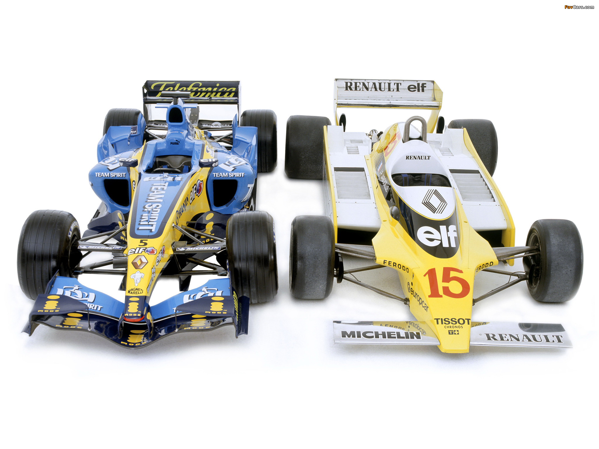 Images of Renault R25 2005 & RS10 1979 (2048 x 1536)