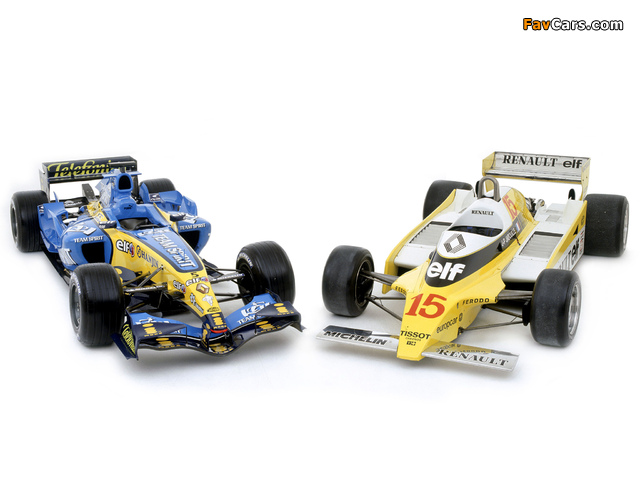 Renault R25 2005 & RS10 1979 pictures (640 x 480)