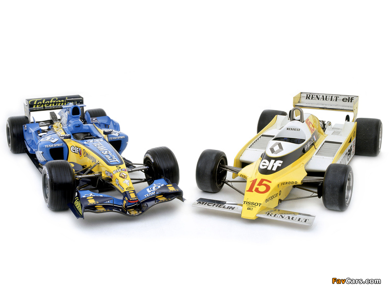 Renault R25 2005 & RS10 1979 pictures (800 x 600)
