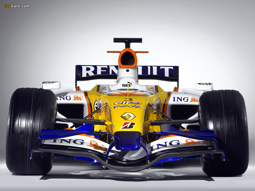 Renault R27 2007 wallpapers (1024 x 768)