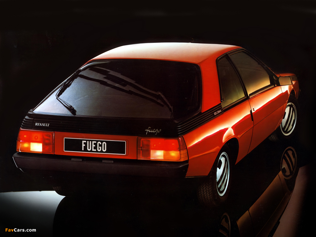 Images of Renault Fuego Turbo UK-spec 1983–86 (1024 x 768)