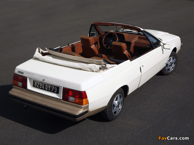 Renault Fuego Cabriolet Concept by Heuliez 1982 wallpapers (640 x 480)