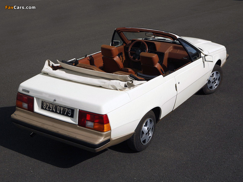 Renault Fuego Cabriolet Concept by Heuliez 1982 wallpapers (800 x 600)