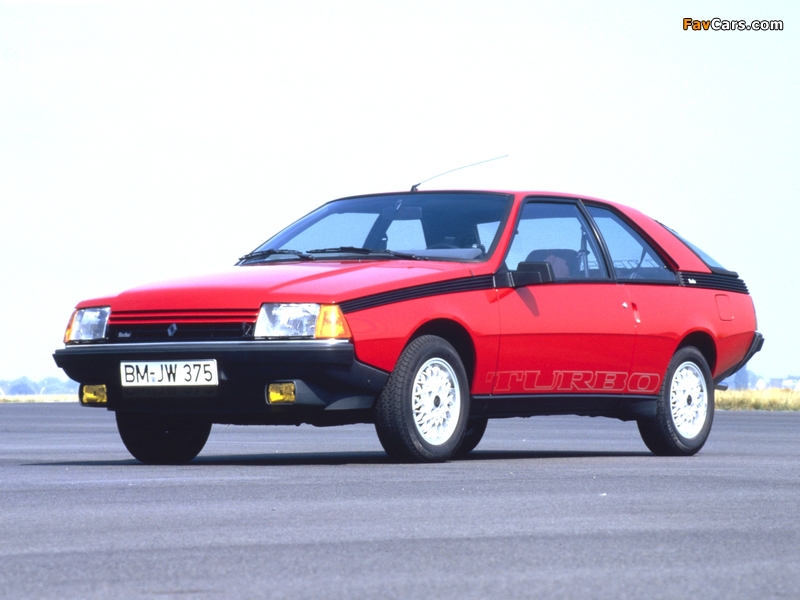 Renault Fuego Turbo 1983–86 wallpapers (800 x 600)
