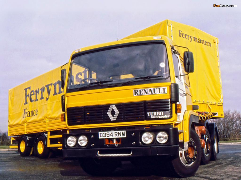 Renault G290 6x2 UK-spec 1982–90 photos (1024 x 768)