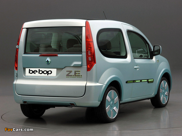 Pictures of Renault Kangoo Be Bop Z.E. Prototype 2009 (640 x 480)