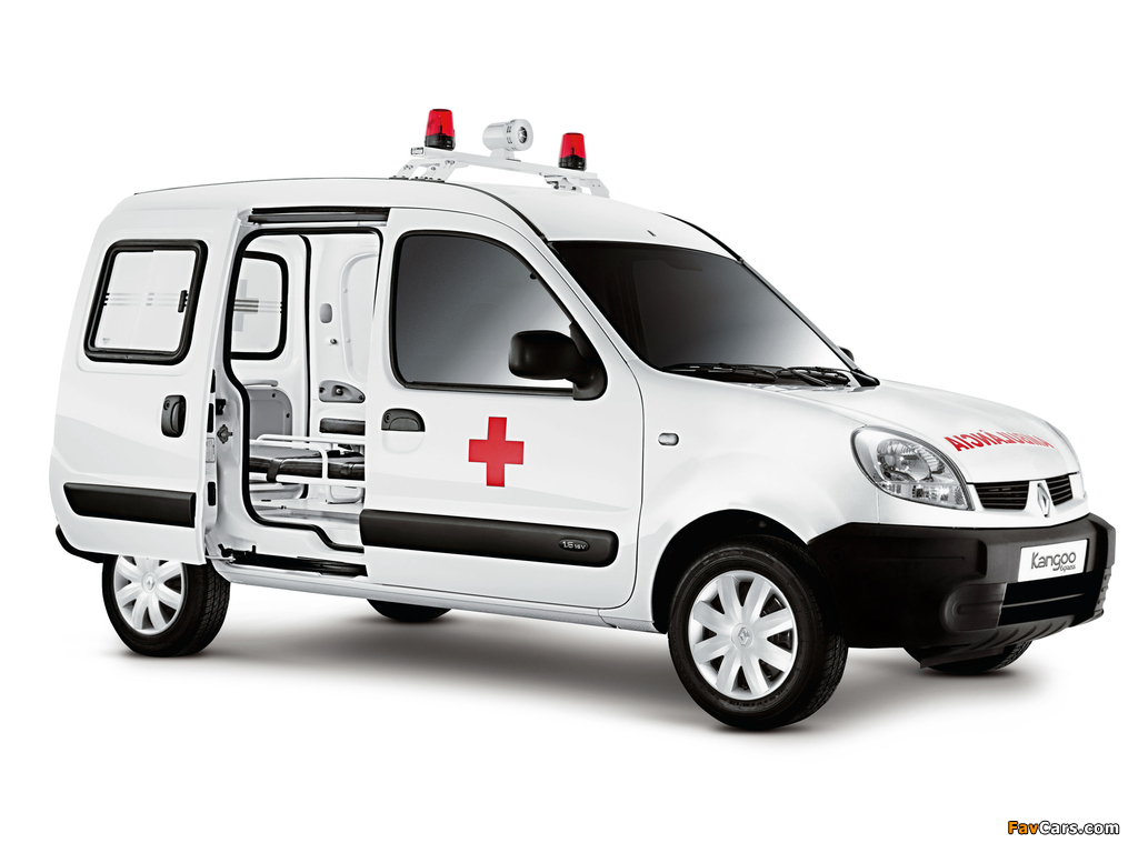 Renault Kangoo Express Ambulância BR-spec 2008 pictures (1024 x 768)