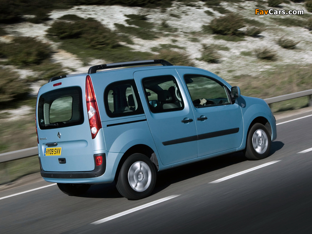 Renault Kangoo UK-spec 2009–12 images (640 x 480)