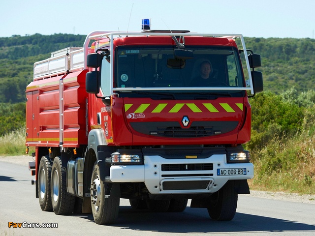 Renault Kerax 6x4 Firetruck 1996–2013 photos (640 x 480)