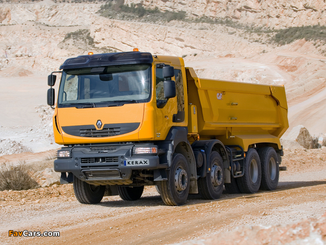 Renault Kerax 8x4 Tipper 1996–2013 photos (640 x 480)