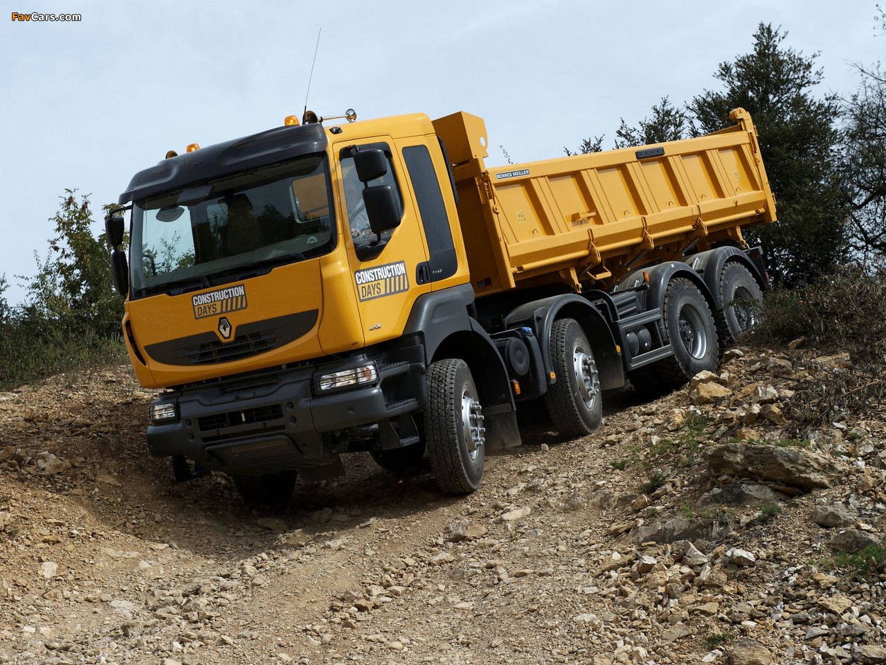 Renault Kerax 8x4 Tipper 1996–2013 wallpapers (1280 x 960)