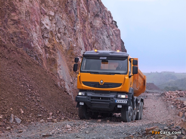 Renault Kerax 8x4 Tipper 1996–2013 wallpapers (640 x 480)