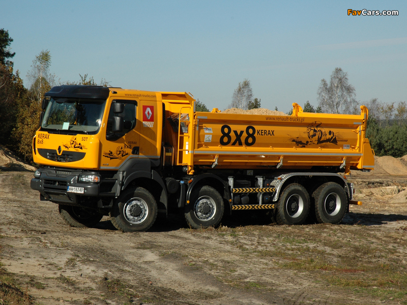 Renault Kerax 8x8 Tipper 2011–13 wallpapers (800 x 600)