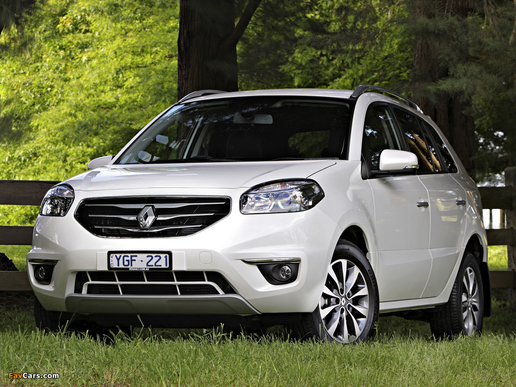 Pictures of Renault Koleos AU-spec 2011–13 (1024 x 768)