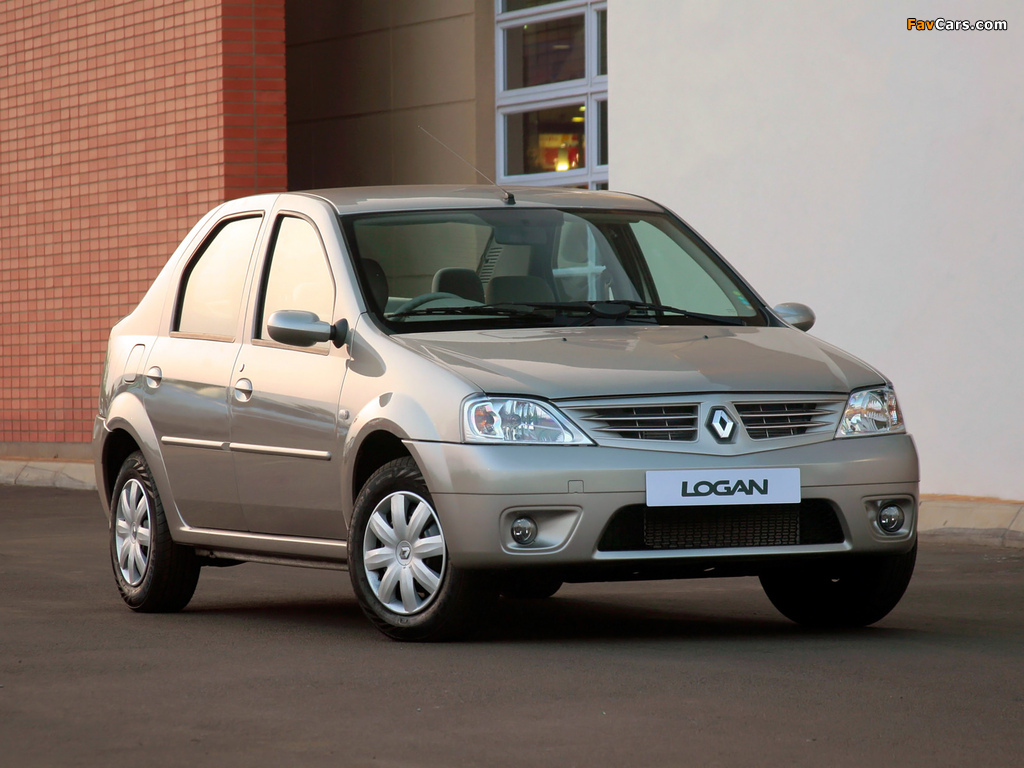 Renault Logan 2007–11 wallpapers (1024 x 768)