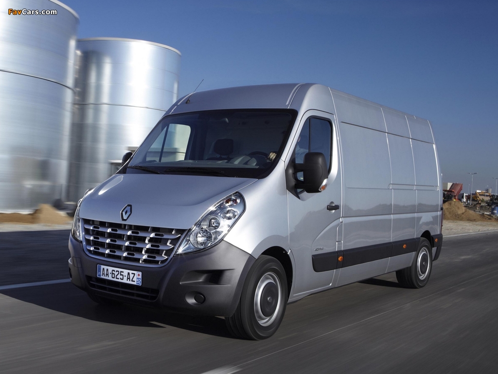 Renault Master Van LWB 2010 pictures (1024 x 768)