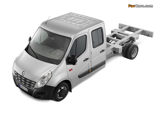 Renault Master Crew Cab Chassis 2010 wallpapers (640 x 480)