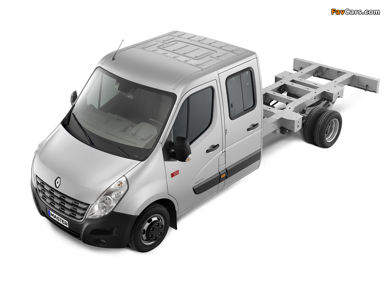 Renault Master Crew Cab Chassis 2010 wallpapers (800 x 600)
