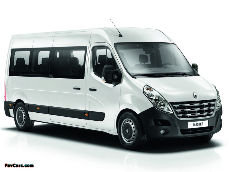 Renault Master Minibus LWB 2010 wallpapers (800 x 600)