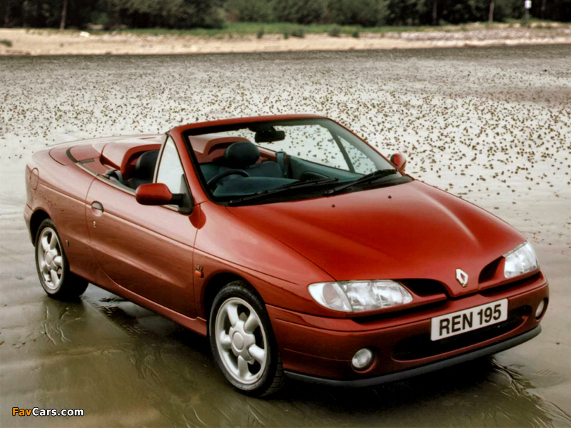 Images of Renault Megane Cabrio UK-spec 1997–99 (800 x 600)