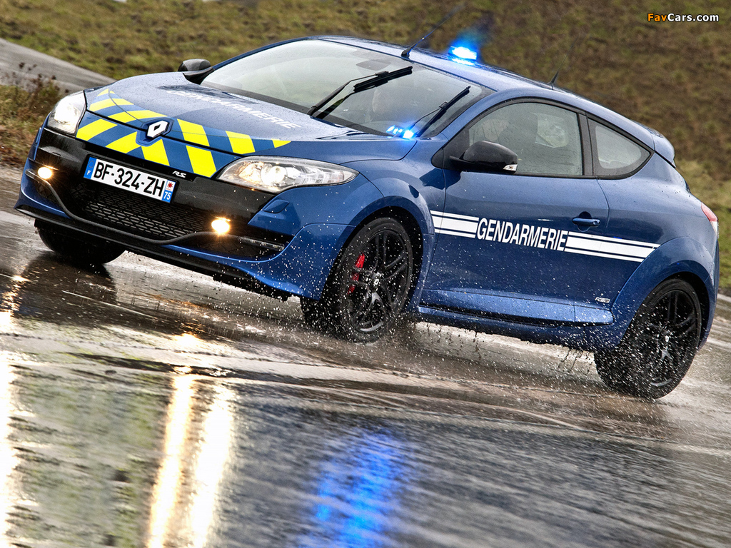 Images of Renault Megane RS Gendarmerie 2010 (1024 x 768)