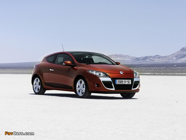 Pictures of Renault Megane Coupe 2009 (640 x 480)