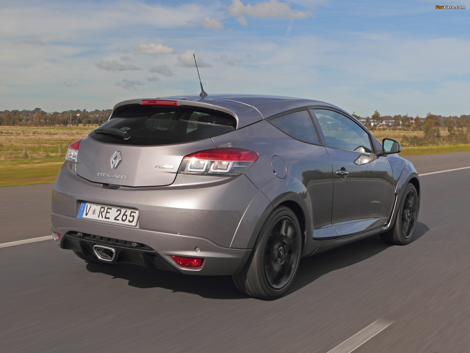 Pictures of Renault Mégane R.S. 265 Cup AU-spec 2012–14 (1600 x 1200)