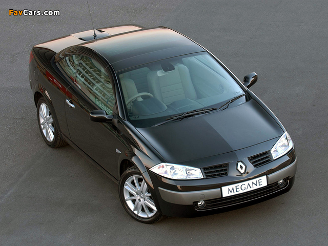 Renault Megane CC ZA-spec 2003–06 pictures (640 x 480)