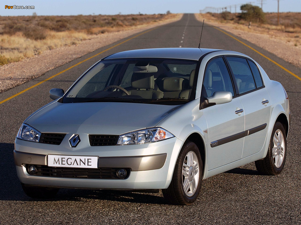 Renault Megane Classic ZA-spec 2003–06 wallpapers (1024 x 768)