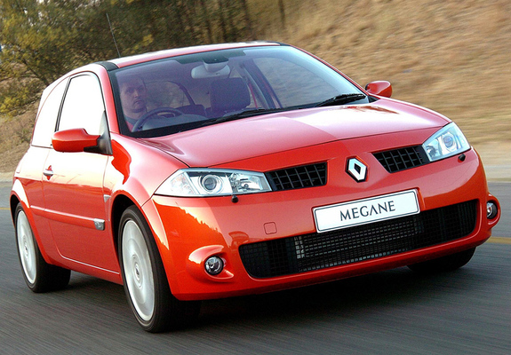 Renault Megane RS 3-door ZA-spec 2004–06 images