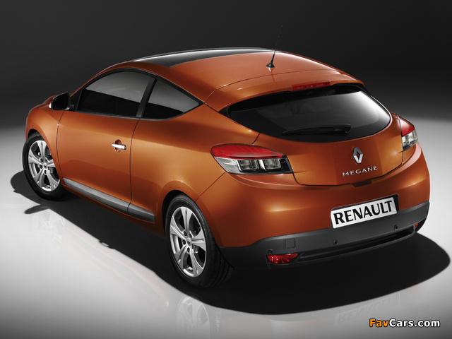Renault Megane Coupe 2009 wallpapers (640 x 480)