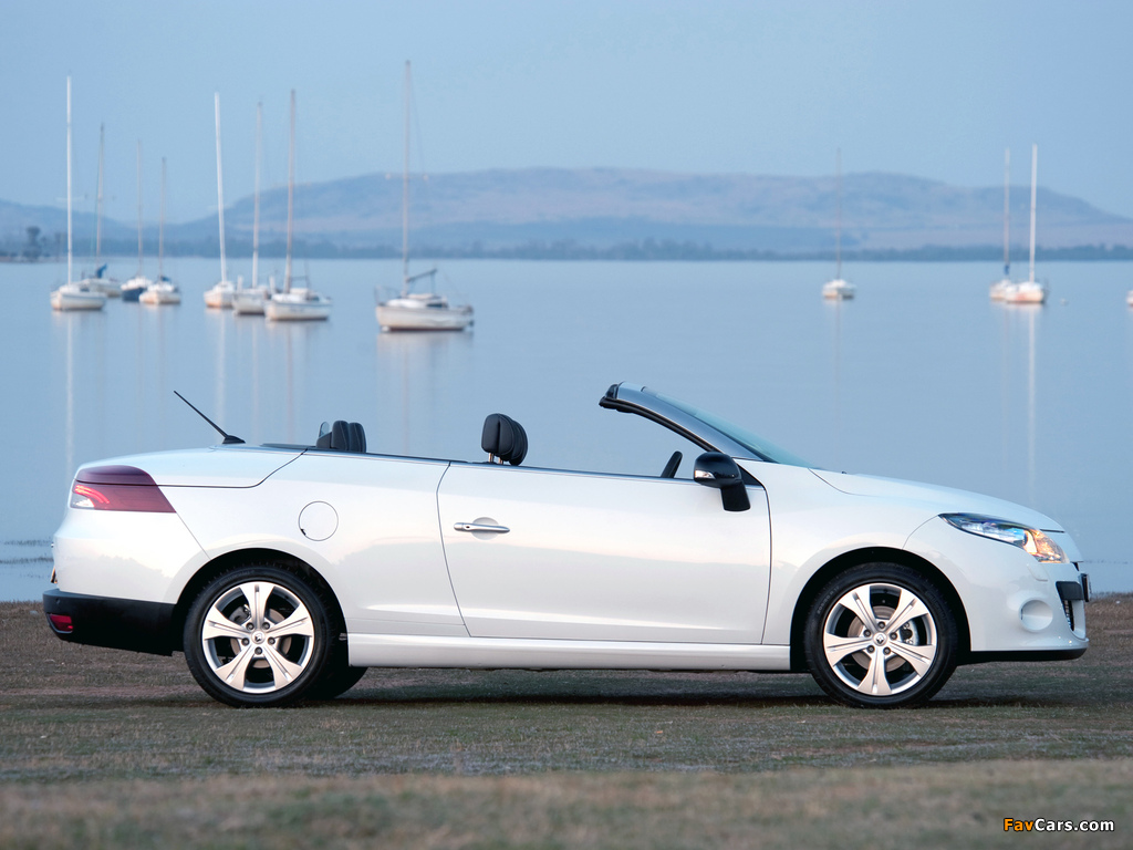 Renault Mégane Coupé-Cabriolet ZA-spec 2010–14 images (1024 x 768)