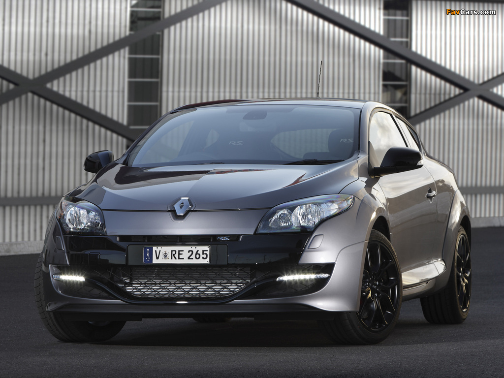 Renault Mégane R.S. 265 Cup AU-spec 2012–14 wallpapers (1024 x 768)